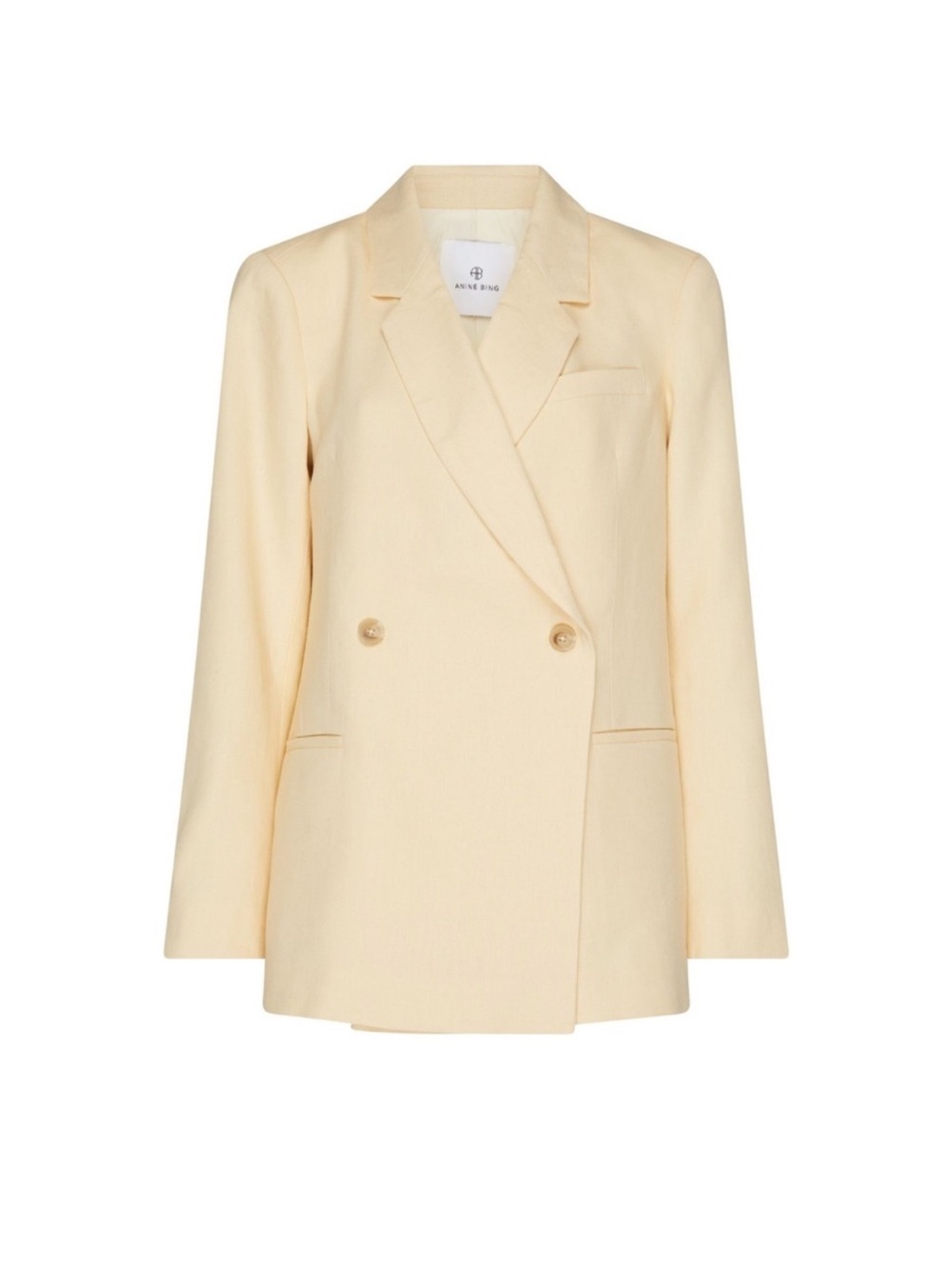 Anine Bing Kaia Blazer Butter Yellow